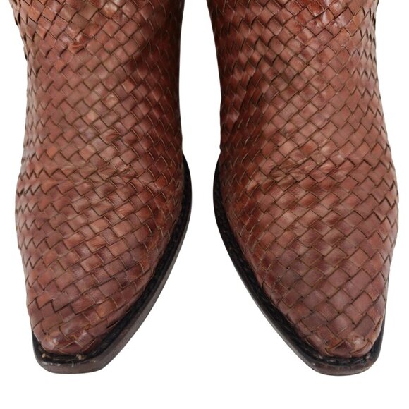 Vintage Cole Haan Cowgirl Boots Women size 8B Woven Cowgirl Cowboy Western Boots - Picture 3 of 15